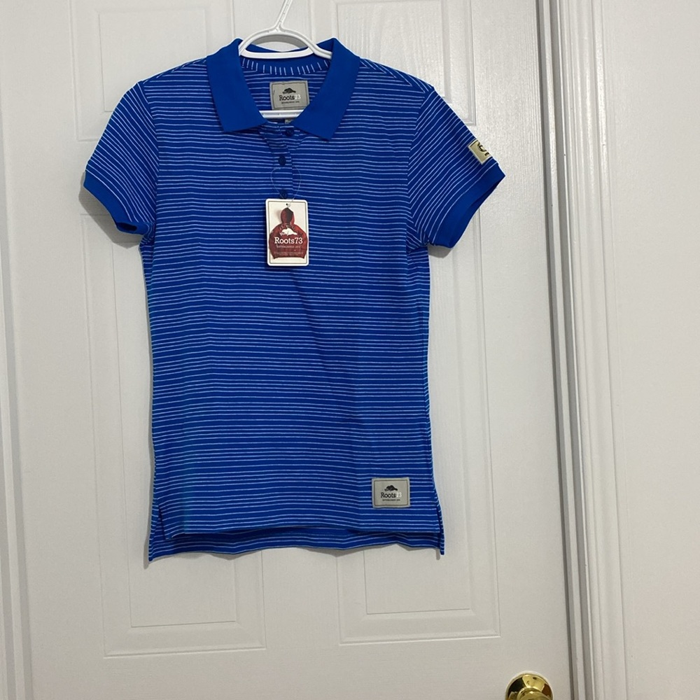Roots73 women’s Twinlakes Short Sleeve Polo Size Medium (38 A )